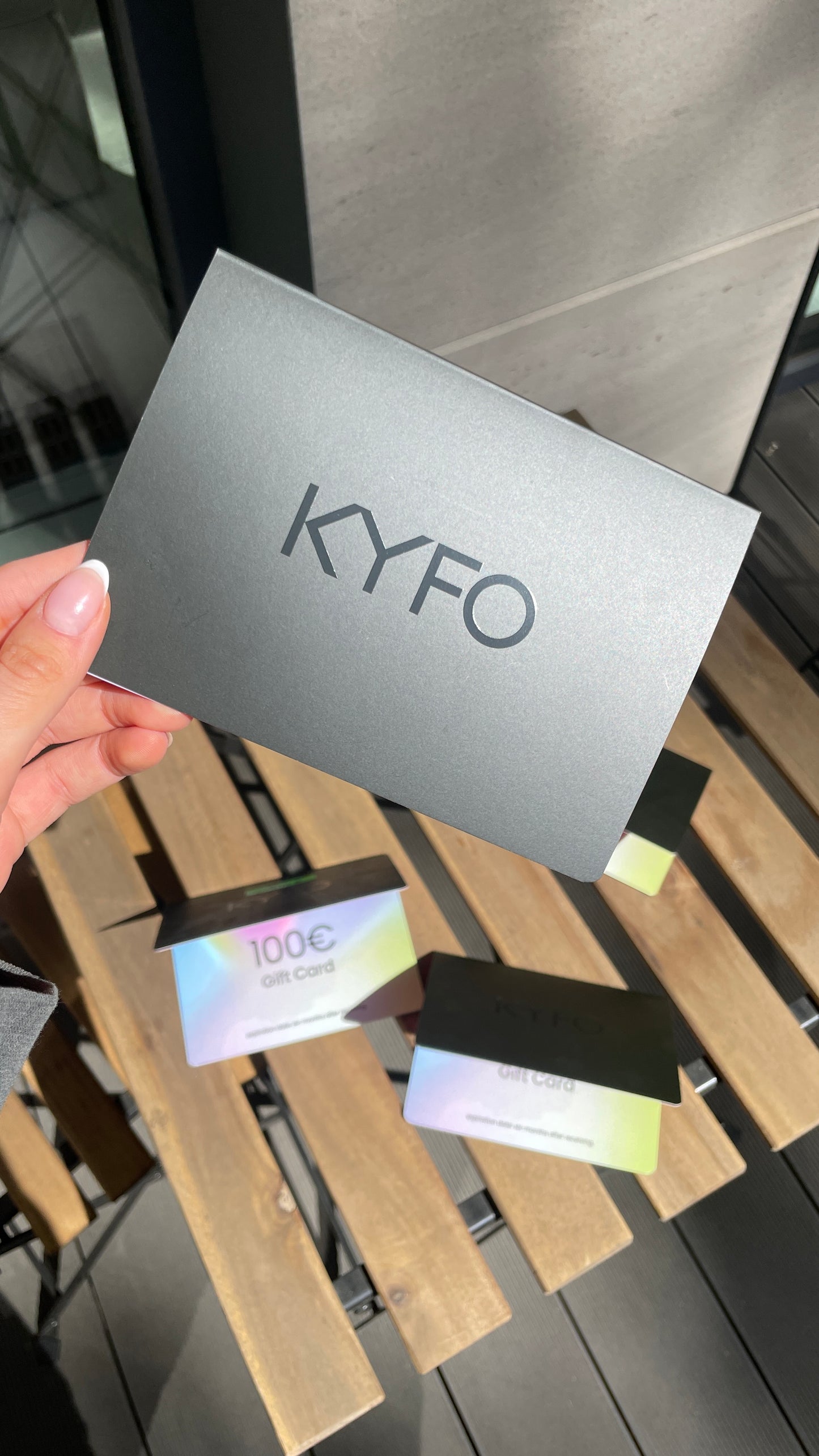 KYFO WEAR PHYSICAL GIFT CARDS